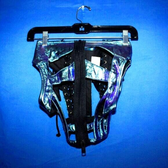 Club-exx Women's Purple and Blue Top - Picture 4 of 6